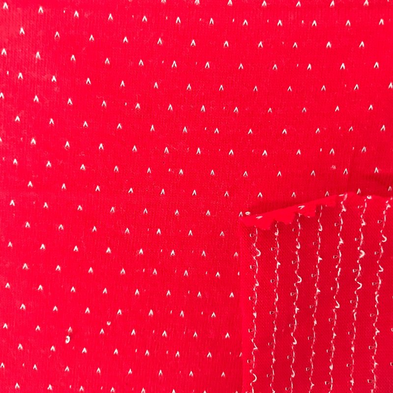 Pointelle Jacquard Knit Rib Jersey for Tee Top T Shirt Fabric Garment Clothing Fabric Jersey Fabric