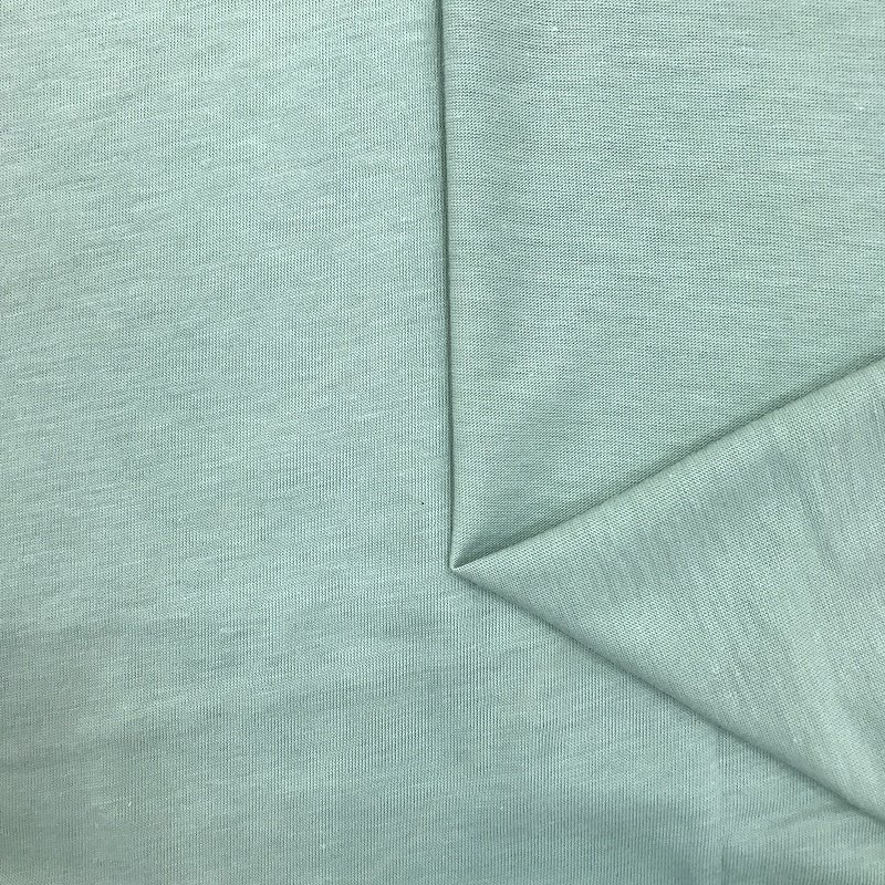 100% Bci Cotton 145cm 120GSM 40s Soft Hand Feel&Sweat-Wicking Cotton Fabric Single Jersey Linen Fabric