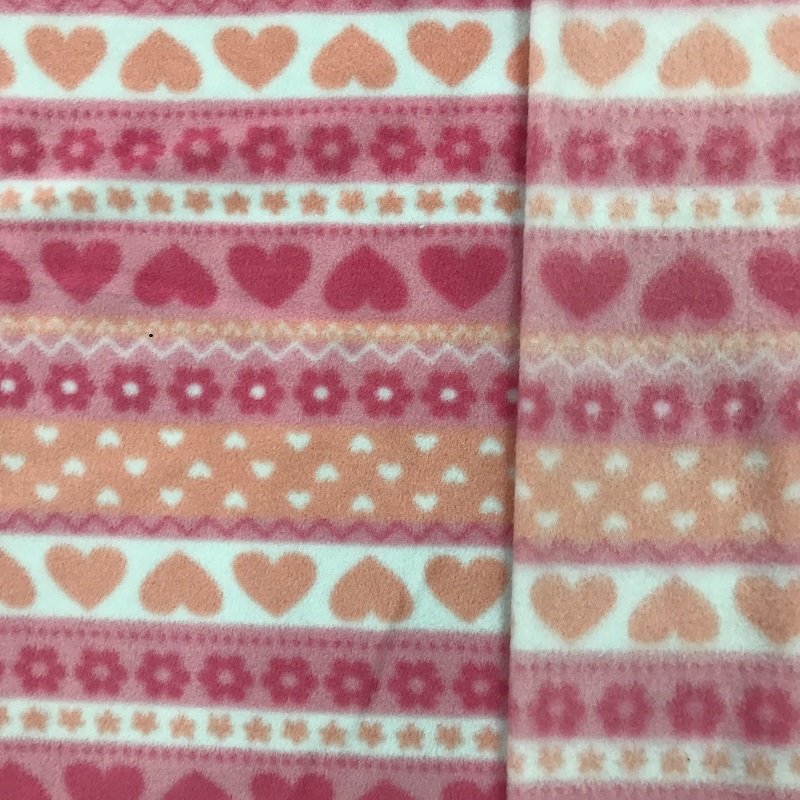 Printed Polyester Polar Fleece Fabric for Customized Blanket
