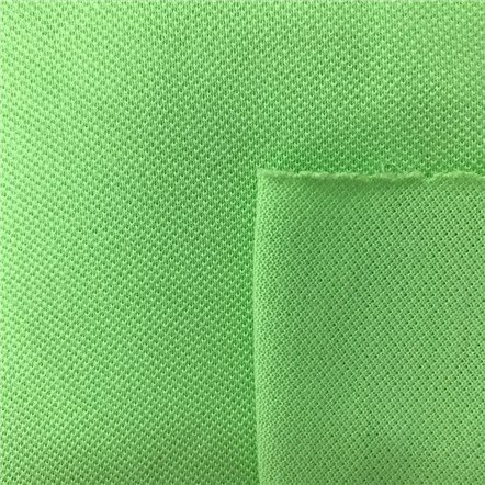 Hot Sale Weft Knitting Polo Shirt for 100% Quick Dry Micro Check Mesh Fabric