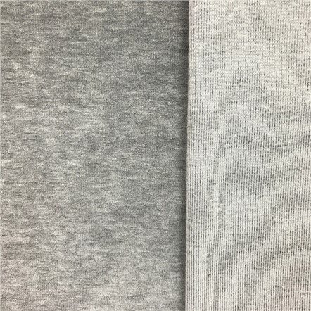 70%Cotton 30%Polyester Grey Knit CVC Velour Fabric 190GSM for Garment/Sportswear/Apparel