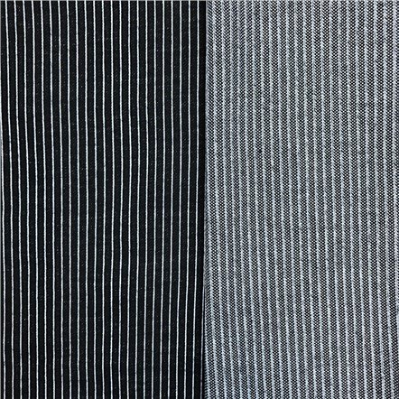 Polyester Cotton W1 Slub Stripe Shirt Garment Fabric