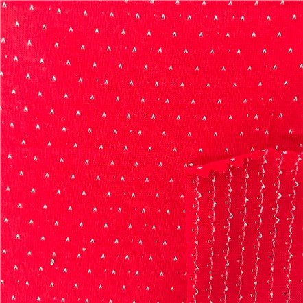 Polyester Stretch Hollow Stripe Jersey Fabric