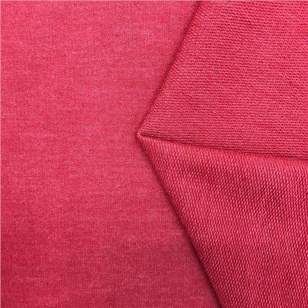 thickness Needle Single Terry Fleece Knitting Fabric
