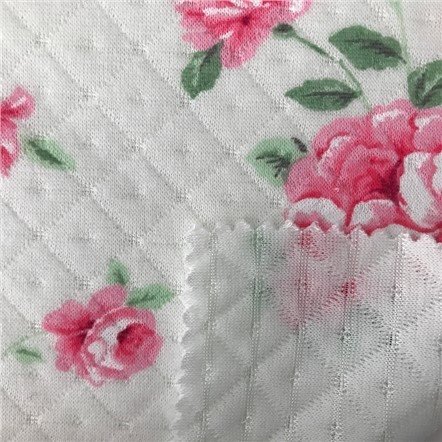 Chequer Jacquard Curtain Fabric