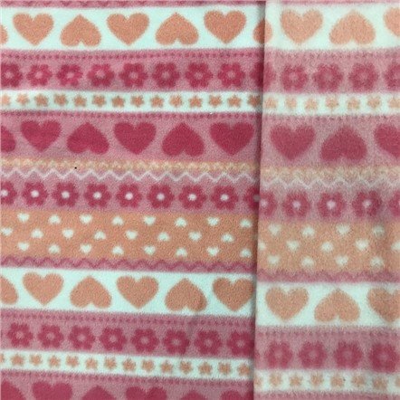 Printed Polyester Polar Fleece Fabric for Blanket/Garment