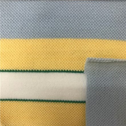 Wholesale High Quality T- Shirt Cloth 100% Polyester Pique Textile Mesh Fabric for Polor Shirt T- Shirt Polyester Fabric